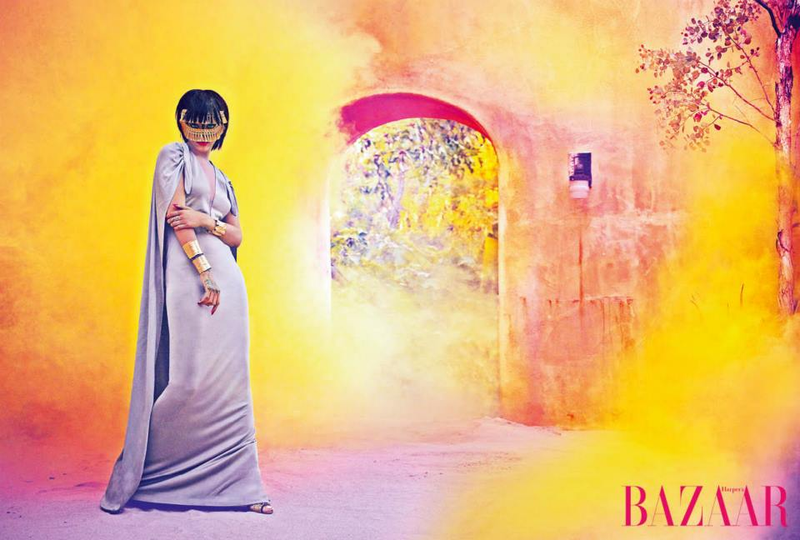 Illustration for article titled Rihanna Models 'The New Modesty' in Harper's Bazaar Arabia